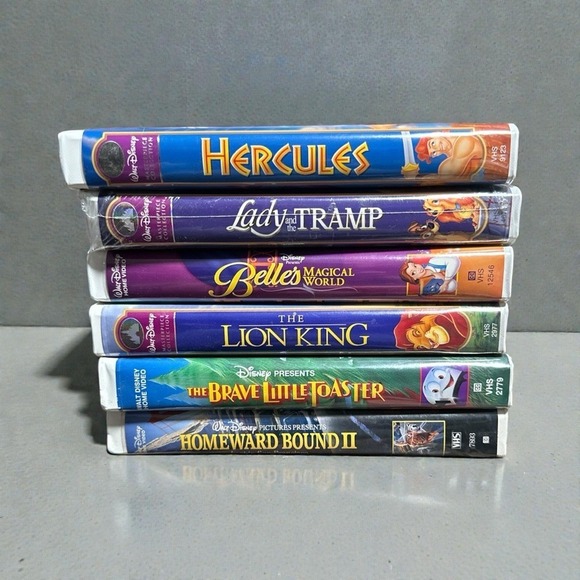 Disney Other - Disney VHS Collection of 6 Videos